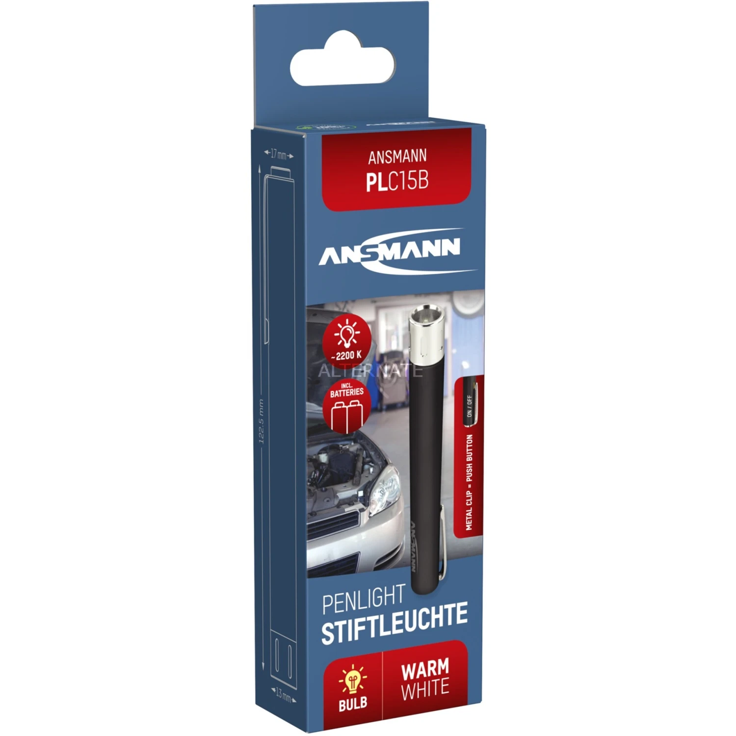 Taschenlampen Ansmann Profi-Stiftleuchte PLC15B, Taschenlampe (schwarz/silber) 4 Taschenlampen Ansmann Profi-Stiftleuchte PLC15B, Taschenlampe (schwarz/silber) – Bild 4