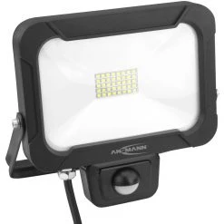 Leuchten Ansmann WFL1600S, LED-Leuchte (schwarz, Mit Bewegungsmelder)