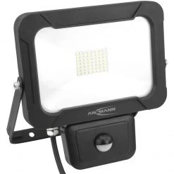 Leuchten Ansmann WFL2400S, LED-Leuchte (schwarz, Mit Bewegungsmelder)