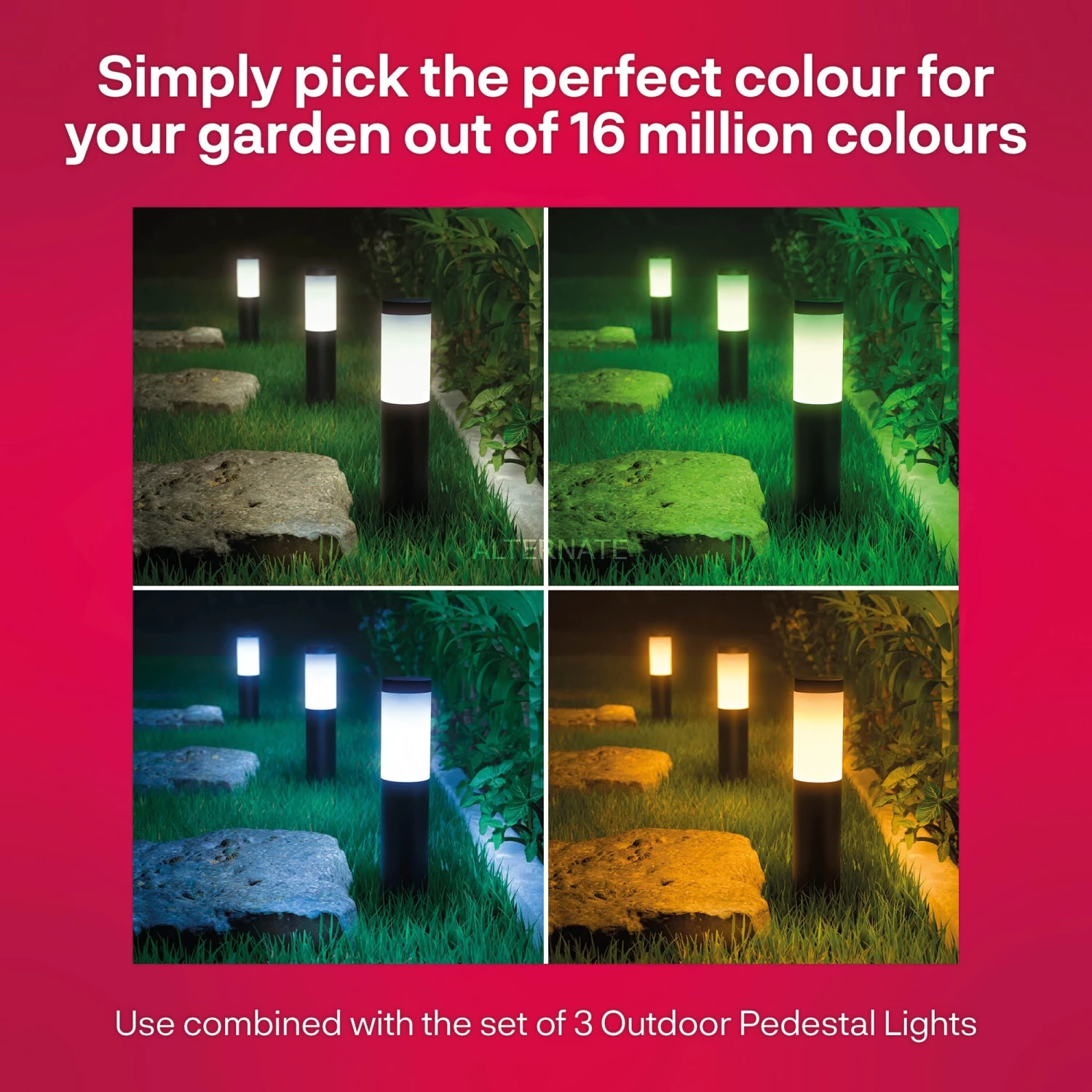 Leuchten INNR Outdoor Smart Pedestal Light Colour Erweiterung, LED-Leuchte – Bild 4