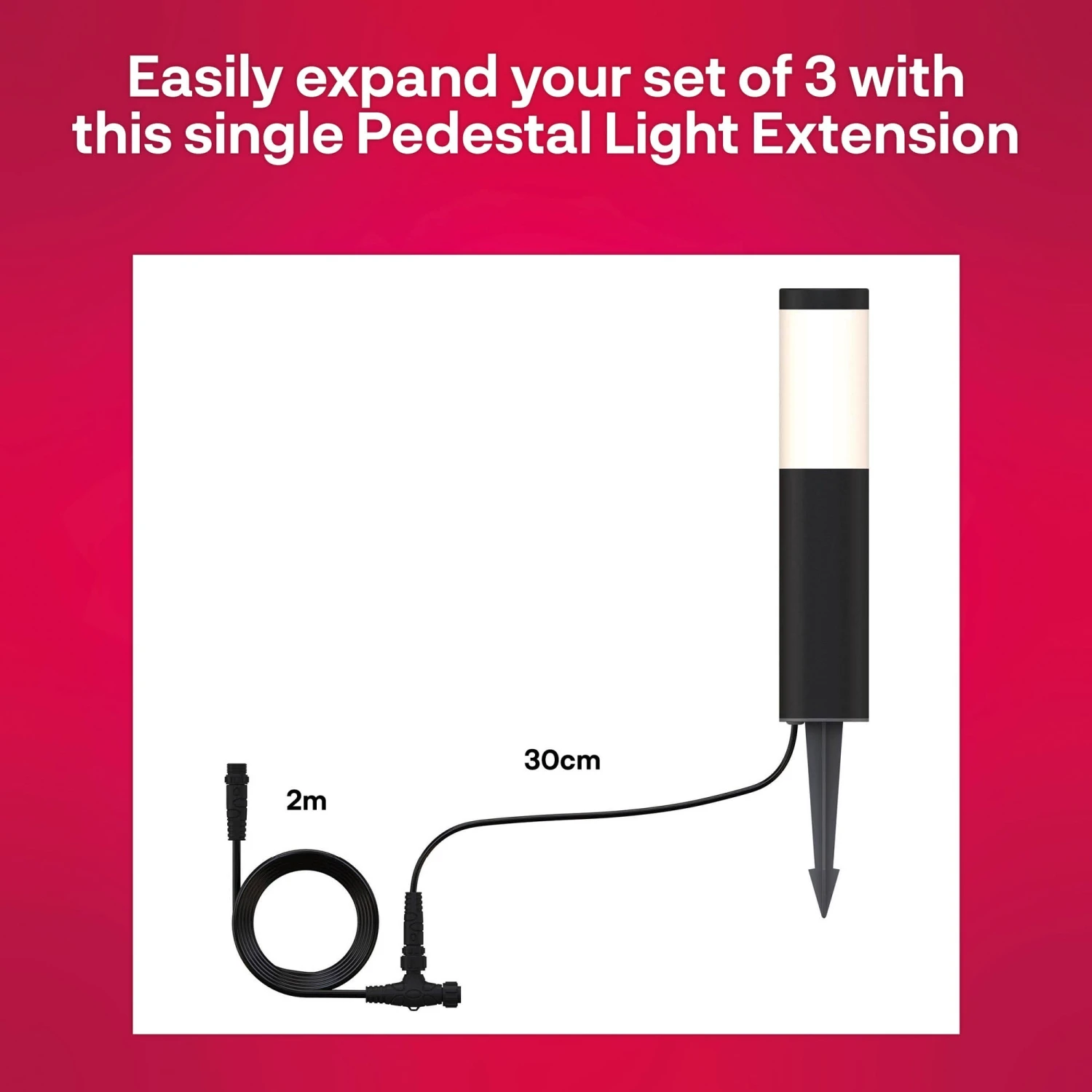 Leuchten INNR Outdoor Smart Pedestal Light Colour Erweiterung, LED-Leuchte – Bild 5