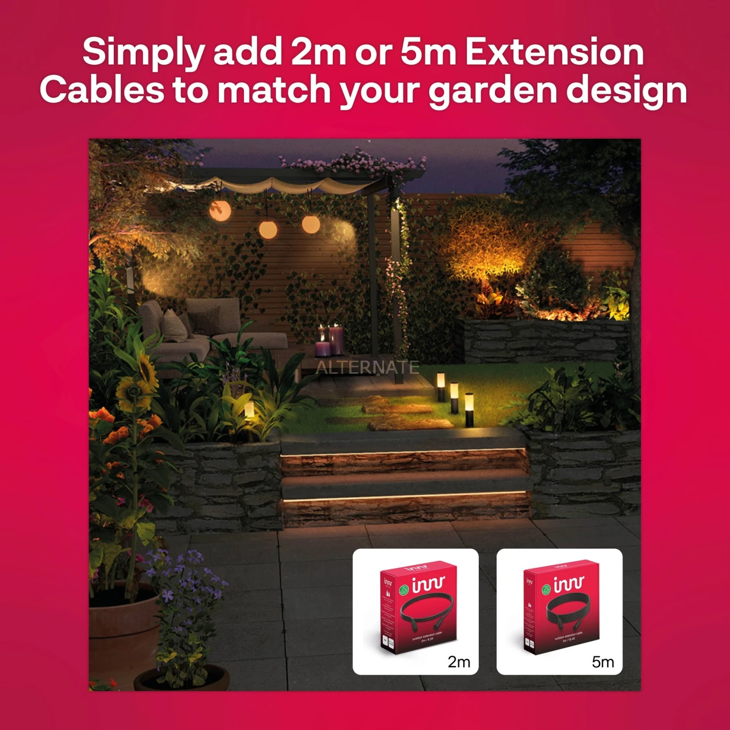 Leuchten INNR Outdoor Smart Pedestal Light Colour Erweiterung, LED-Leuchte – Bild 6