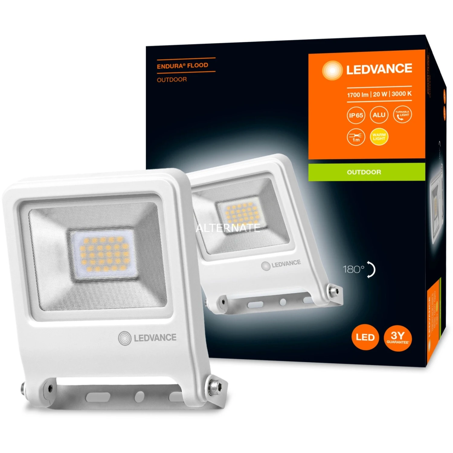 Leuchten LEDVANCE Endura Flood 20W / 830, LED-Leuchte (weiß) 4 Leuchten LEDVANCE Endura Flood 20W / 830, LED-Leuchte (weiß) – Bild 4