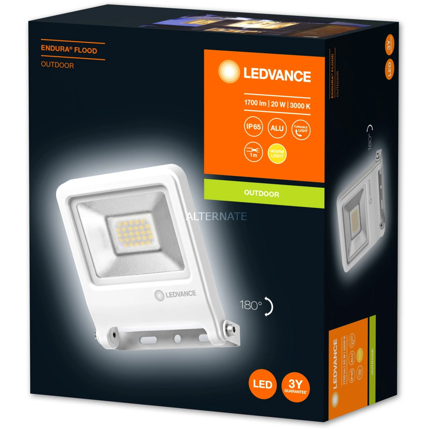 Leuchten LEDVANCE Endura Flood 20W / 830, LED-Leuchte (weiß) 5 Leuchten LEDVANCE Endura Flood 20W / 830, LED-Leuchte (weiß) – Bild 5