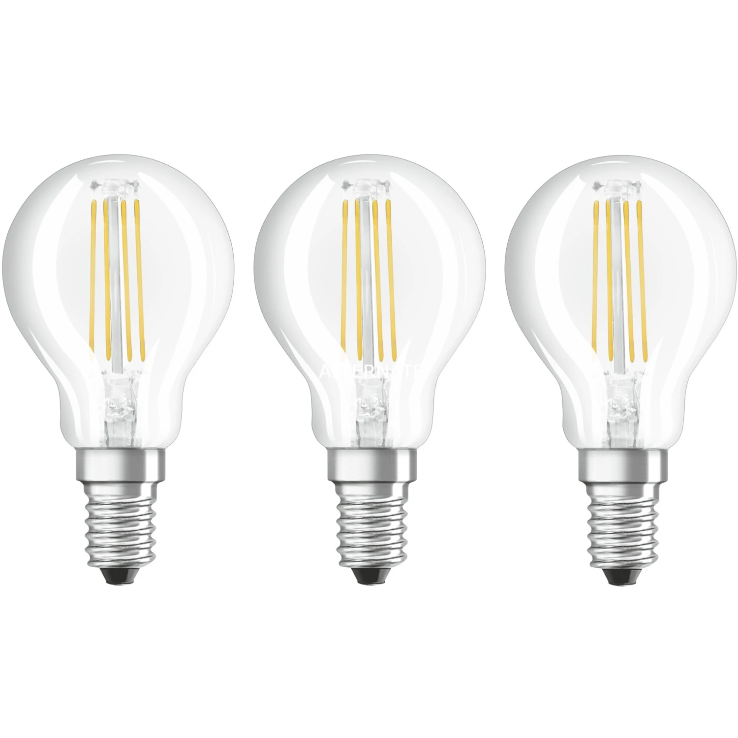 LED-Lampen LEDVANCE OSRAM LED BASE FILAMENT CLP 40 4W/840 E14 M3, LED-Lampe (Dreierpack, Ersetzt 40 Watt, Filament)