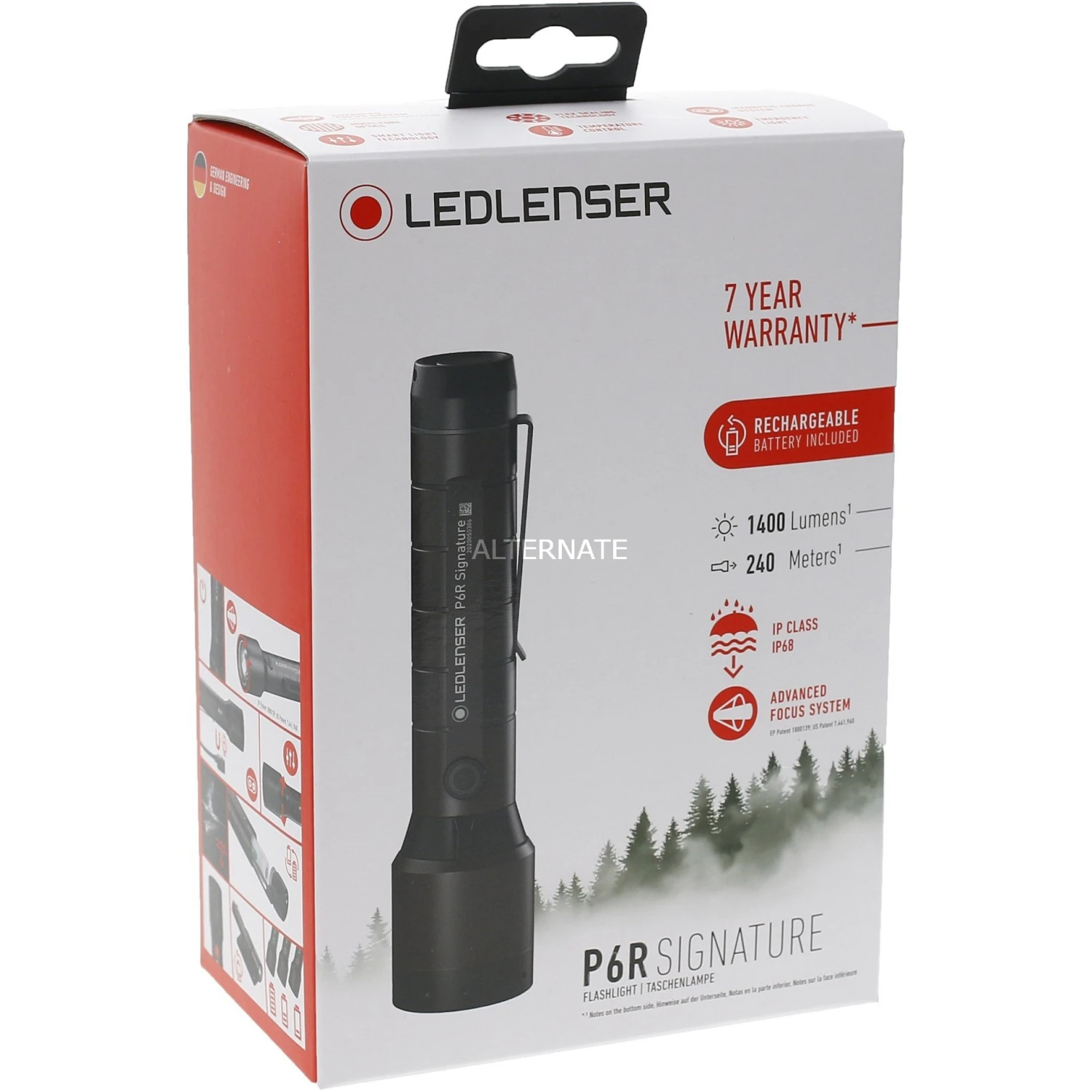Taschenlampen Ledlenser P6R Signature, Taschenlampe (schwarz) 4 Taschenlampen Ledlenser P6R Signature, Taschenlampe (schwarz) – Bild 4