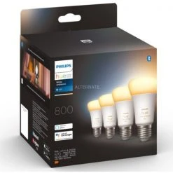 Leuchtmittel Philips Hue E27 Viererpack 4x570lm 60W, LED-Lampe (Viererpack, Ersetzt 60 Watt) -Lampen & Leuchten Verkaufsgeschäft Philips Hue E27 Viererpack 4x570lm 60W LED Lampe@@1791986 3