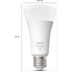 Leuchtmittel Philips Hue White A67 E27, LED-Lampe (ersetzt 100 Watt) 6 Leuchtmittel Philips Hue White A67 E27, LED-Lampe (ersetzt 100 Watt) -Lampen & Leuchten Verkaufsgeschäft Philips Hue White A67 E27 LED Lampe@@1791976 2