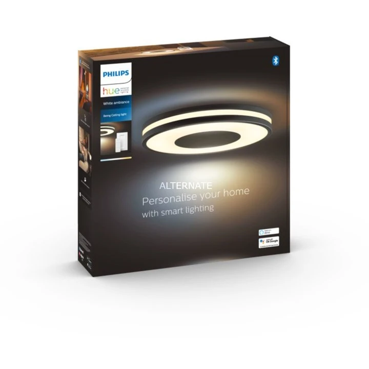 Leuchten Philips Hue White Ambiance Deckenleuchte Being, LED-Leuchte (schwarz, Inkl. Dimmschalter) 4 Leuchten Philips Hue White Ambiance Deckenleuchte Being, LED-Leuchte (schwarz, Inkl. Dimmschalter) – Bild 4