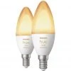 Leuchtmittel Philips Hue White Ambiance E14, LED-Lampe (Doppelpack, Ersetzt 25 Watt)