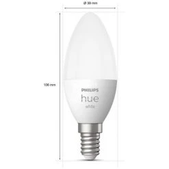 Leuchtmittel Philips Hue White E14, LED-Lampe (Doppelpack, Ersetzt 40 Watt) -Lampen & Leuchten Verkaufsgeschäft Philips Hue White E14 LED Lampe@@1791974 2