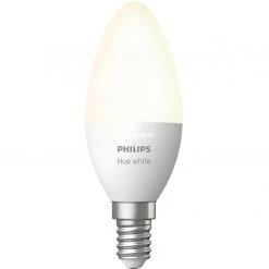 Leuchtmittel Philips Hue White E14, LED-Lampe (ersetzt 40 Watt)