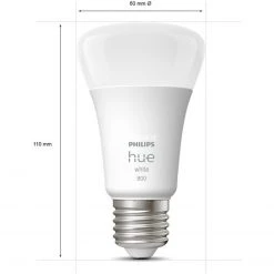 Leuchtmittel Philips Hue White E27, LED-Lampe (Doppelpack, Ersetzt 60 Watt) -Lampen & Leuchten Verkaufsgeschäft Philips Hue White E27 LED Lampe@@1791953 2
