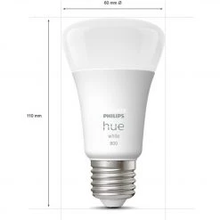 Leuchtmittel Philips Hue White E27, LED-Lampe (Viererpack, Ersetzt 60 Watt) -Lampen & Leuchten Verkaufsgeschäft Philips Hue White E27 LED Lampe@@1792001 2