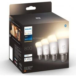 Leuchtmittel Philips Hue White E27, LED-Lampe (Viererpack, Ersetzt 60 Watt) -Lampen & Leuchten Verkaufsgeschäft Philips Hue White E27 LED Lampe@@1792001 3