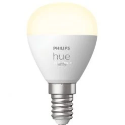 Leuchtmittel Philips Hue White Tropfenform P45 E14, LED-Lampe (ersetzt 40 Watt)