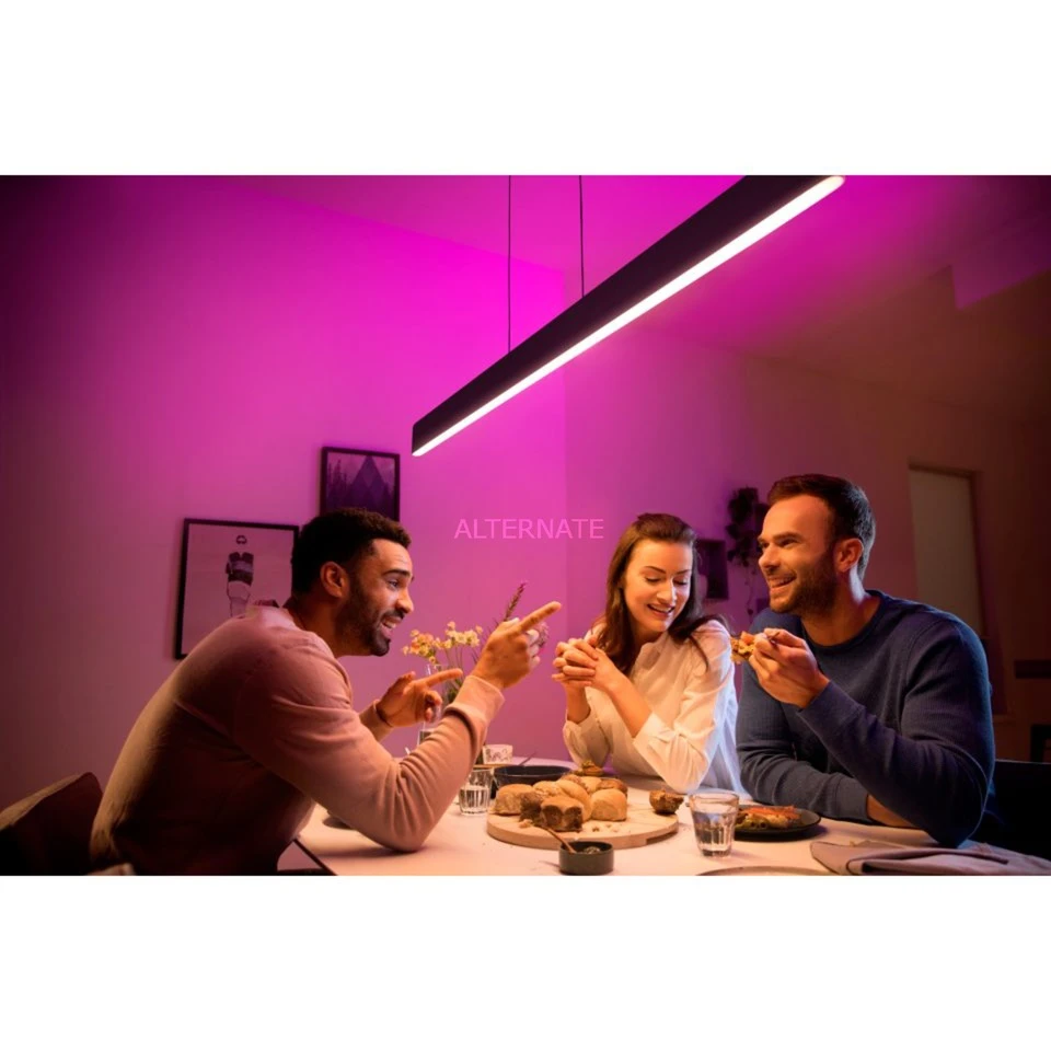 Leuchten Philips Hue White & Color Ambiance Ensis Pendelleuchte, LED-Leuchte (schwarz) 5 Leuchten Philips Hue White & Color Ambiance Ensis Pendelleuchte, LED-Leuchte (schwarz) – Bild 5