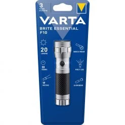 Taschenlampen Varta Brite Essential F10, Taschenlampe (silber/schwarz)