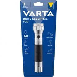 Taschenlampen Varta Brite Essential F20, Taschenlampe (silber/schwarz)