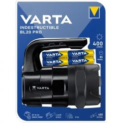 Taschenlampen Varta Indestructible BL20 Pro, LED-Leuchte (schwarz)