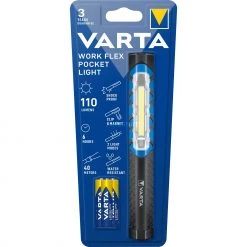 Taschenlampen Varta WorkFlex Pocket Light, Arbeitsleuchte (schwarz)