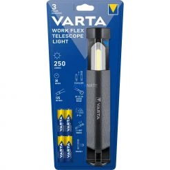 Taschenlampen Varta WorkFlex Telescope Light, Arbeitsleuchte (schwarz)